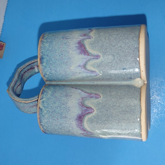 Beautiful blue handmade Pottery by Bay - Picture 4 of 6